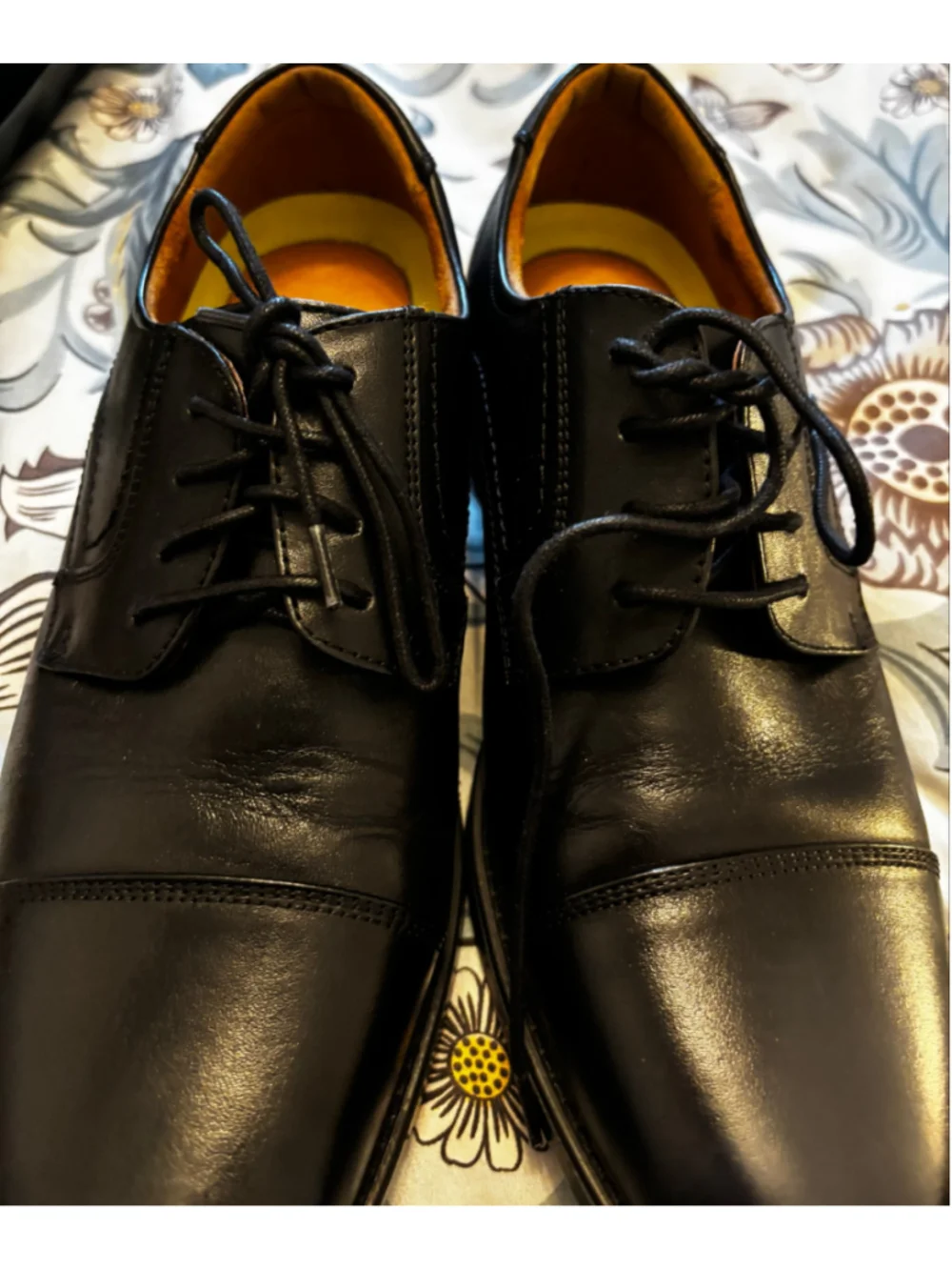 Men's Florsheim Midtown Cap Ox Shoes Black Size 8.5 D